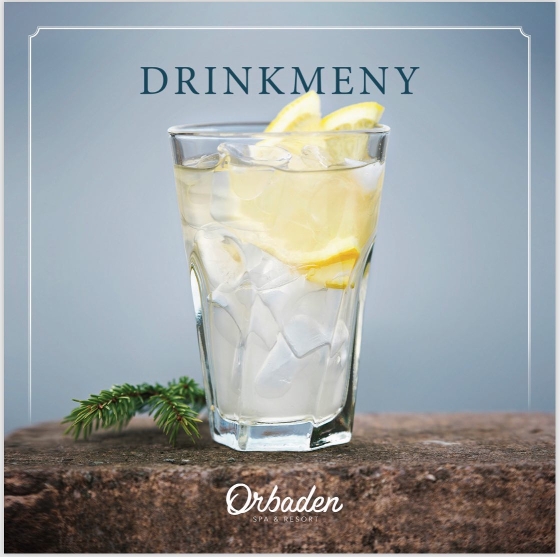 Drinkmeny, Orbaden Spa & Resort